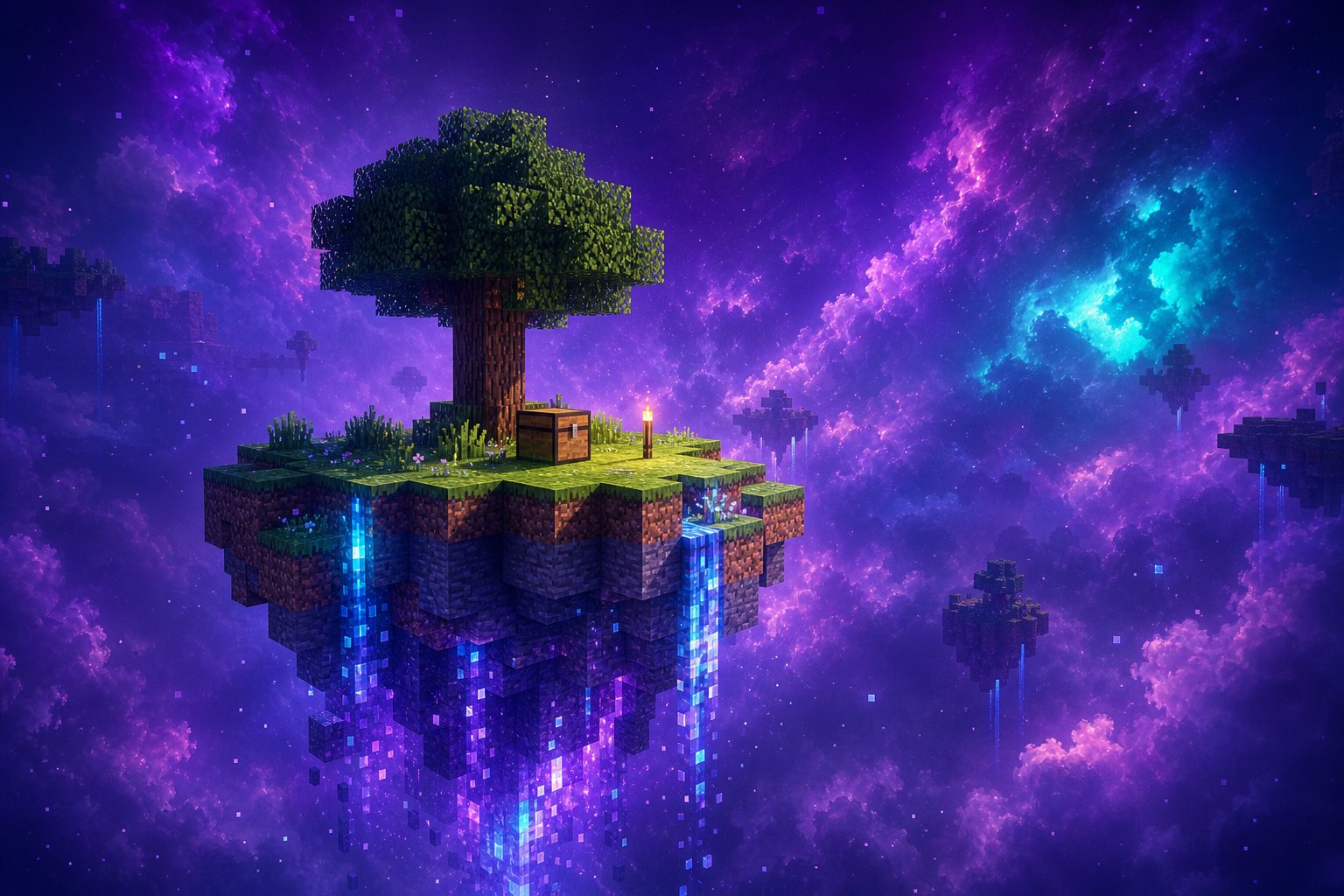 Режим SkyBlock на MCLumen