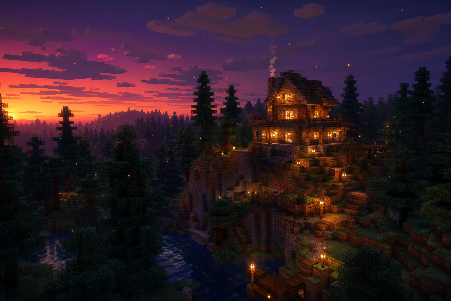 Режим Survival на MCLumen